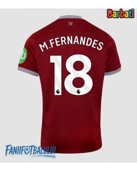 West Ham United Mateus Fernandes #18 Tricou Fotbal Replică 2025-26 Barbati Acasa